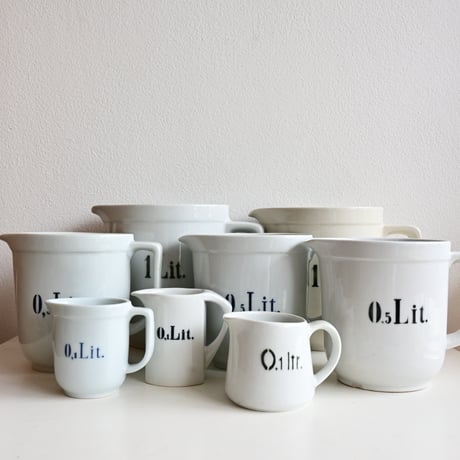 Finland  ARABIA 0.5L Pitcher / アラビア 0.5L  ピッチャー（青文字）A