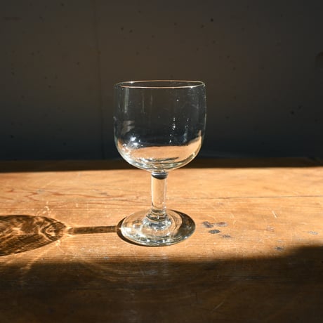 FRANCE Antique Wine Glass  / フランス アンティーク ビストロワイングラス B