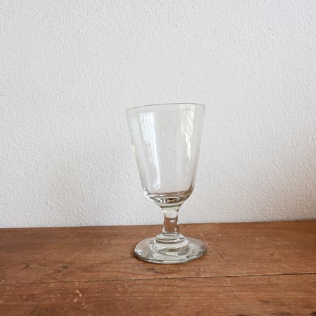 FRANCE Antique Wine Glass  / フランス アンティーク 曲がり円錐型ビストロワイングラス