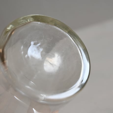 France Antique  Beveled glass  / フランス アンティーク 12角面取グラス