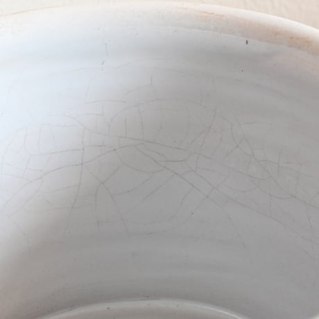 France Antique Faience Fine Pot / フランス 白錫釉のポット 大