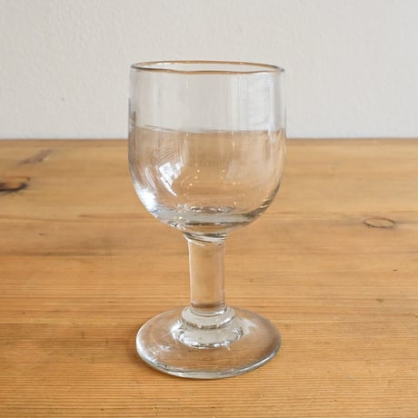 FRANCE Antique Wine Glass  / フランス アンティーク ビストロワイングラス  J