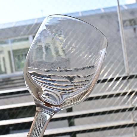 FRANCE Antique Wine Glass  / フランス アンティーク ビストロワイングラス  B