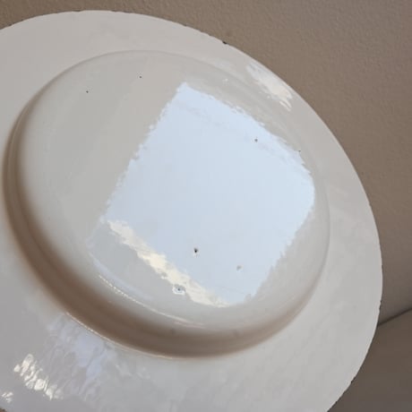 ARABIA FINEL Enamel Plate by Kaj Franck / フィネル カイフランク  琺瑯プレート（ホワイト）φ:28cm B