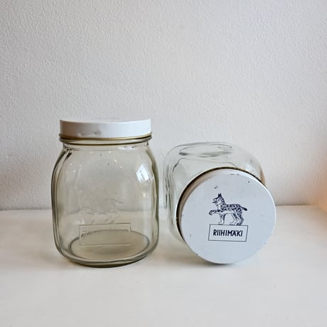 Riihimaki GLASS JAR 1L / リーヒマキ ガラスジャー A