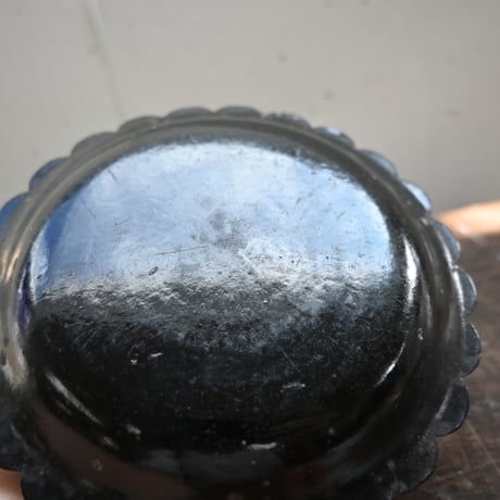France Papier-Mache Smalltray Black / フランス パピエマシェの小さなトレイ 黒 A