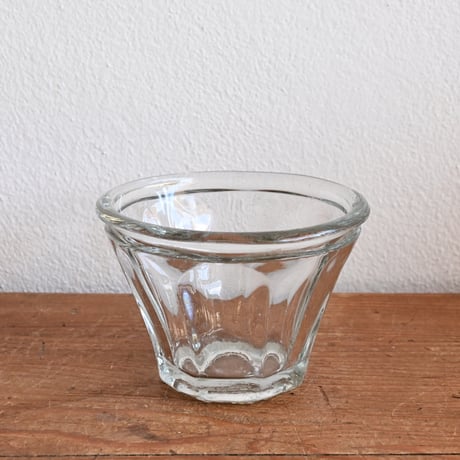 France Old Confiture pot / フランス 古い 円錐型ガラスのコンフィチュールポット