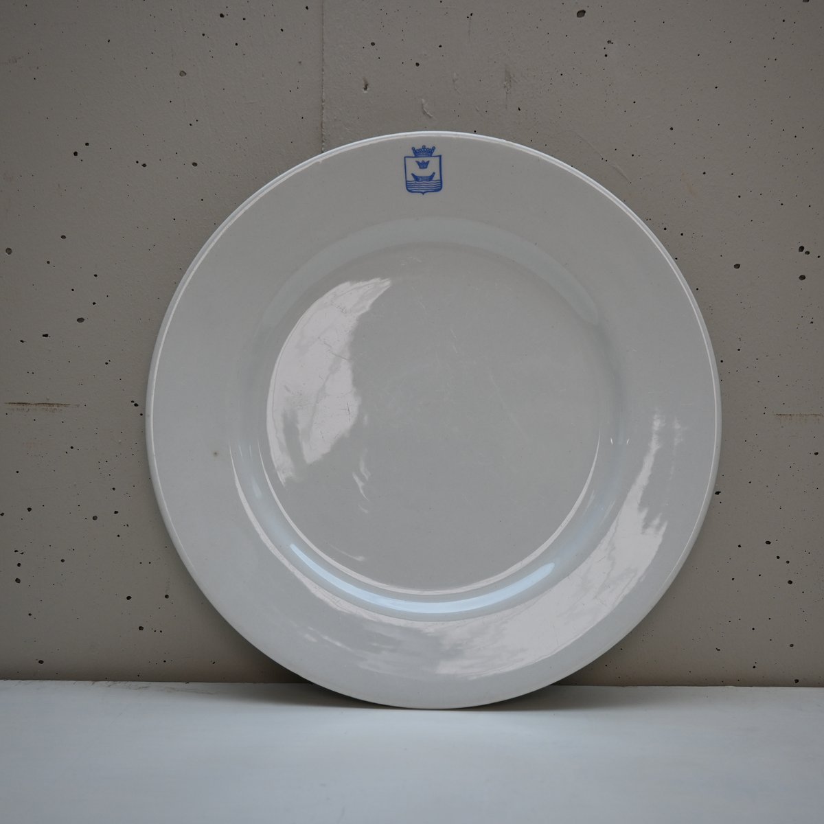 ほぼ新品 ARABIA 王冠スタンプ イエロー プレート 4枚セット ARABIAの