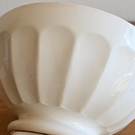 France Antique Cafe Bowl "Digoin&Sarreguemines" / フランス  面取りカフェオレボウル ”ディゴワン＆サルグミンヌ”  φ:15.1cm