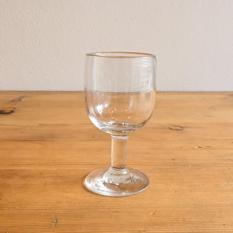 FRANCE Antique Wine Glass  / フランス アンティーク ビストロワイングラス  I