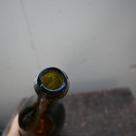 FRANCE Old Glass Wine Bottle  / フランス アンティーク 吹きワインボトル