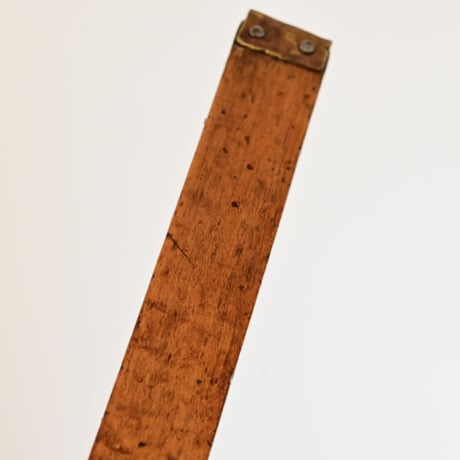 フランス　  DEMI METRE 50cmの木製定規