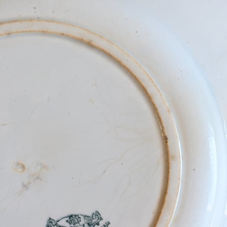 France Antique Creil et Montereau / フランス クレイユモントロー プレート φ:21.4cm