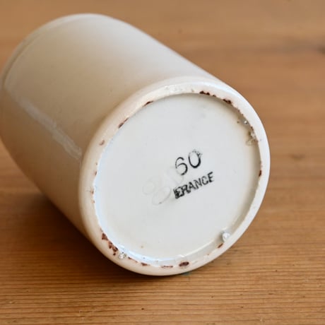 France Antiques white porcelain Pot / フランス アンティーク 白磁ポット A-1