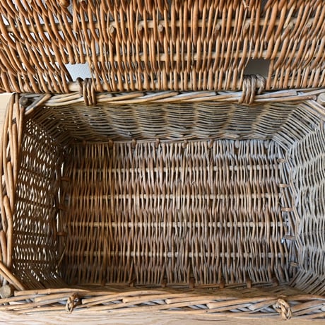 France Old wood basket Paniers / フランス ストックバスケット パニエ かご ラタン
