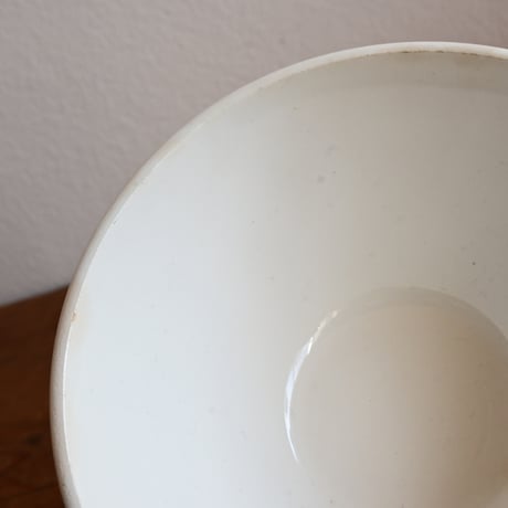 France Antique Cafe Bowl "DIGOIN" / フランス  カフェオレボウル 緑の市松模様