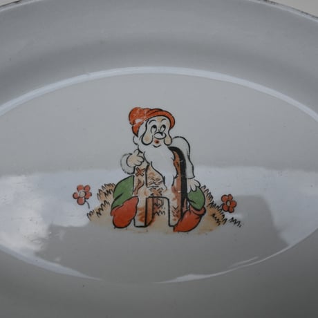 OLD ARABIA Walt Disney Children Plate / オールドアラビア 七人の小人 オーバルプレート