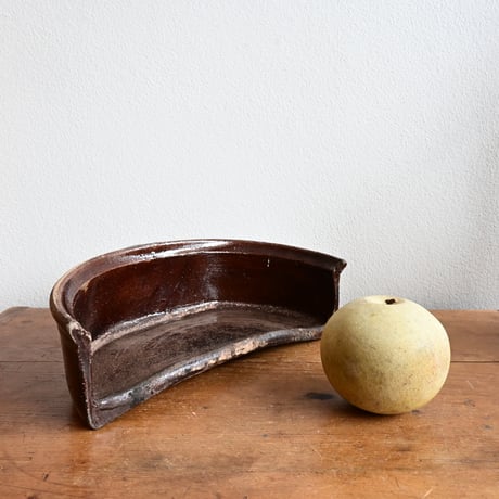 France Antique Cuit Pomme  / フランス アンティーク 焼きりんご皿 レシュフリット