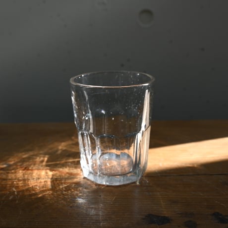 FRANCE Antique Cutting Glass  / フランス アンティーク面取グラス
