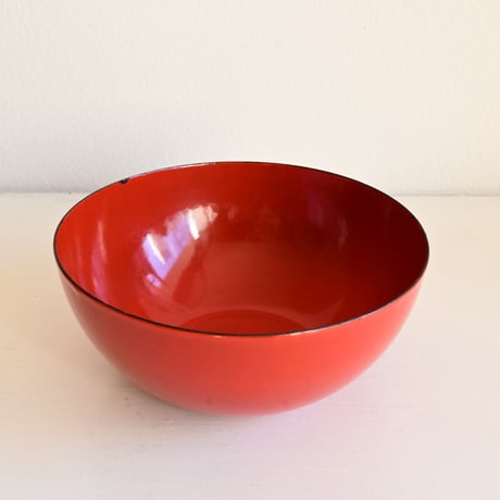 ARABIA FINEL Enamel BOWL   / アラビア・フィネル  琺瑯ボウル（レッド）φ:14cm A