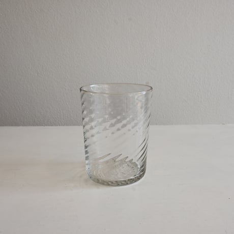 France Antique Twisted Glass / フランス アンティーク モールツイストグラス