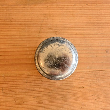 France Antique canister / フランス アンティーク アルミ蓋の白磁キャニスター B