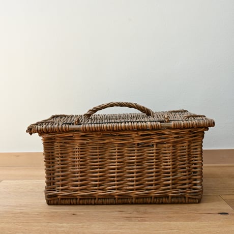 France Old wood basket Paniers / フランス ストックバスケット パニエ かご ラタン