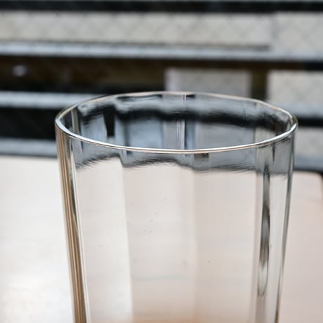 France Antique  Beveled glass  / フランス アンティーク 12角面取グラス