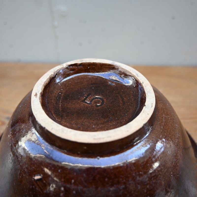 France Antique Cul Noir Bowl / フランス アンティーク キュノワ