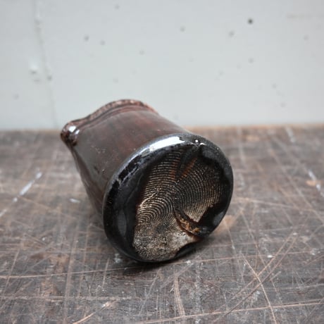 France Old Cul Noir Mini Pitcher / フランス 古い キュノワール ミニピッチャー（修復あり）
