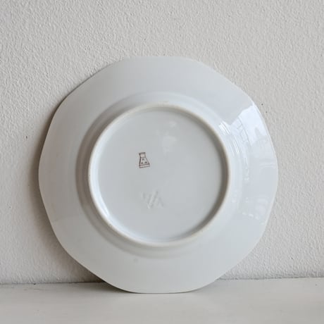 Finland OLD ARABIA  / オールドアラビア 茶文字プレート  φ:20.5cm  A