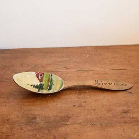 Sweden Wood Spoon / スウェーデンの木製スプーン 木匙 A-1