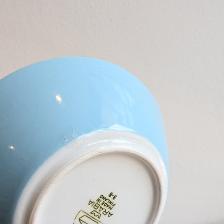 Finland ARABIA Bowl (light blue) / フィンランド アラビア シリアルボウル  水色