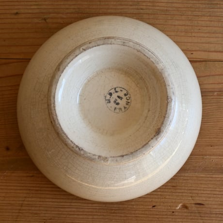 France Antique Cafe Bowl "moulin des loups" / フランス  カフェオレボウル ”ムーラン・デ・ルー”