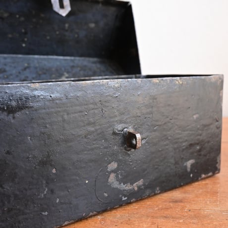 France Antique Iron Box  / フランス アンティーク 鉄の家のボックス