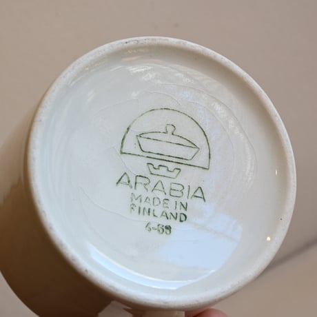 ARABIA KILTA Cup Kaj Franck  / アラビア キルタ カップ カイフランク ホワイト φ:7.9cm H