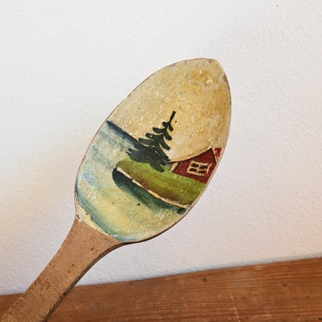 Sweden Wood Spoon / スウェーデンの木製スプーン 木匙 A-1