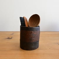 France Antique  Measuring cup  / フランス アンティーク 木と鉄の計量カップ H:10.5cm