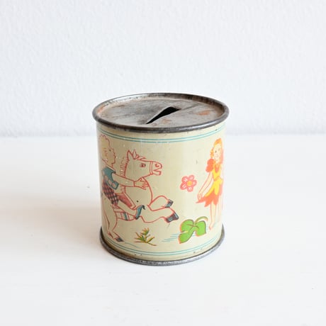Sweden Tin piggy bank / スウェーデン ブリキの貯金箱