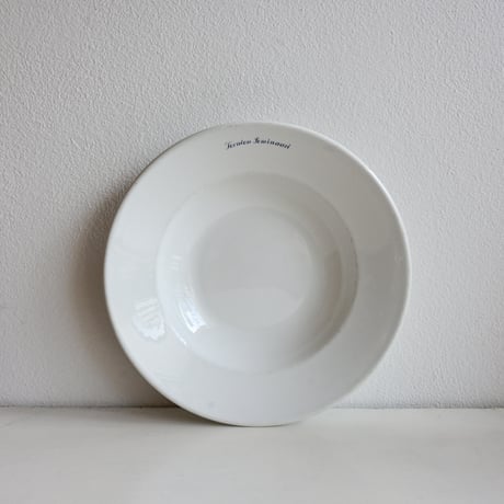 Finland ARABIA   / アラビア 青文字スーププレート φ:24cm A