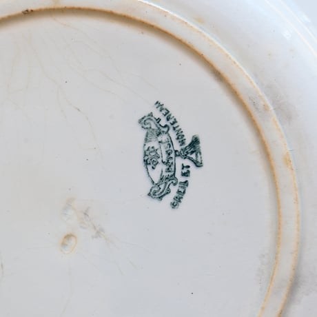 France Antique Creil et Montereau / フランス クレイユモントロー プレート φ:21.4cm