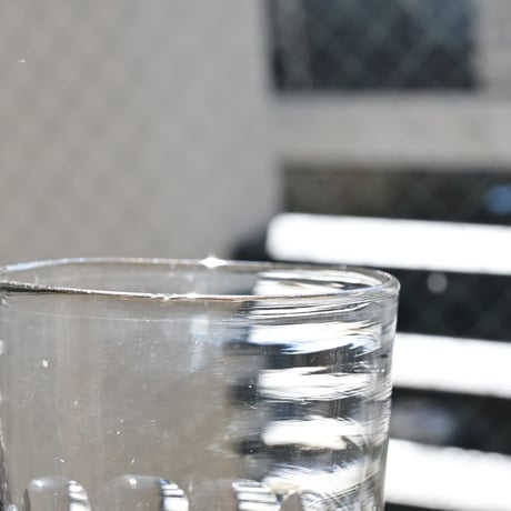 France Antique Cutting Glass / フランス アンティーク カッティングロックグラス