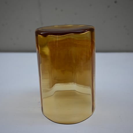 France Antique "l'Electricité" Cutting Glass  / フランス アンティーク 絵付けの面取グラス