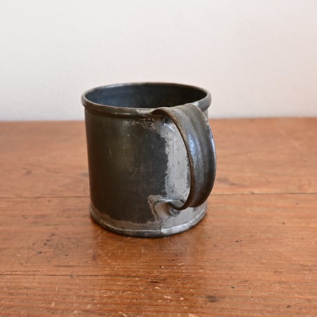 Finland Tin measuring cup  / フィンランド ブリキのメジャーカップ 0.1L  A