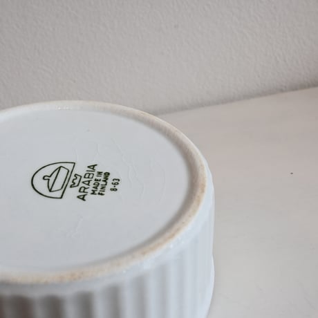 Finland ARABIA KILTA Soufflé Bowl / フィンランド  アラビア キルタ スフレボウル ココット皿