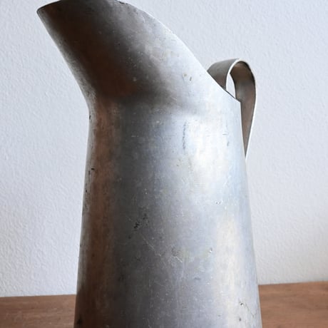 France Antique Aluminium Water jug  / フランス アンティーク アルミの水差し
