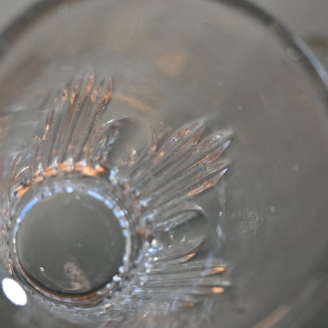 FRANCE Antique Cutting Glass  / フランス アンティーク 切込ロンググラス（剣先グラス）