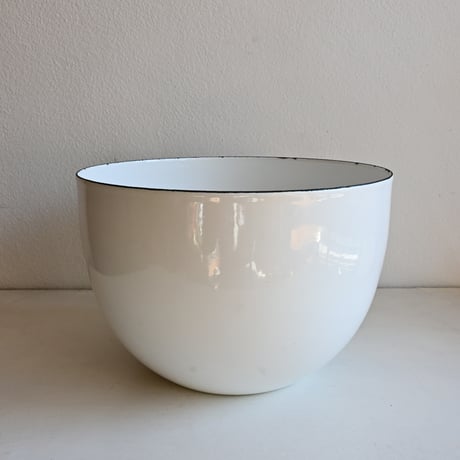ARABIA FINEL 琺瑯ボウル 大 ホワイトアラビア カイフランク ARABIA FINEL Enamel BOWL by Kaj Franck / フィネル カ