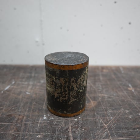 France Tin Can Objet / フランス 古いブリキの筒 A