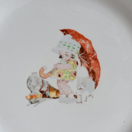 Finland Old Arabia Children Plate / フィンランド アラビア 子供用のプレート A